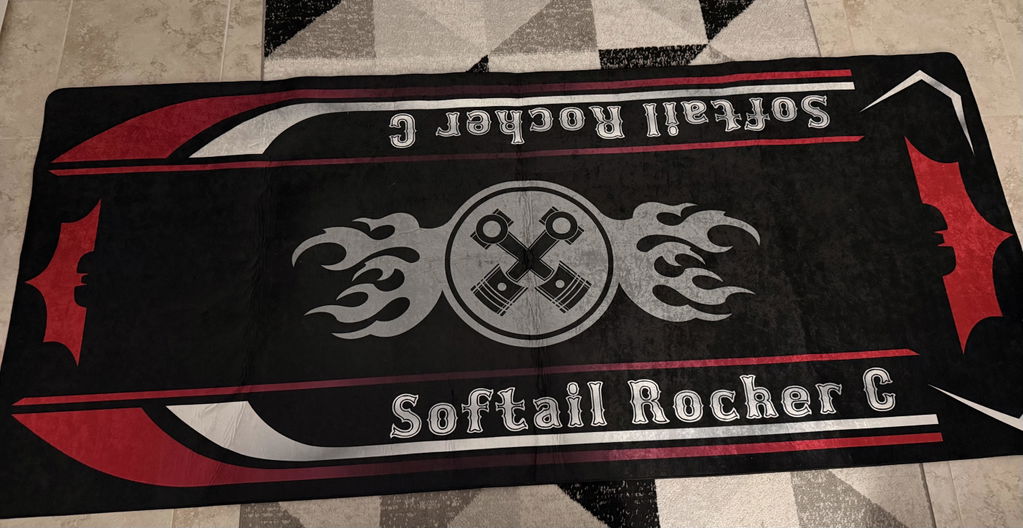 Custom Motorcycle Pit Mat