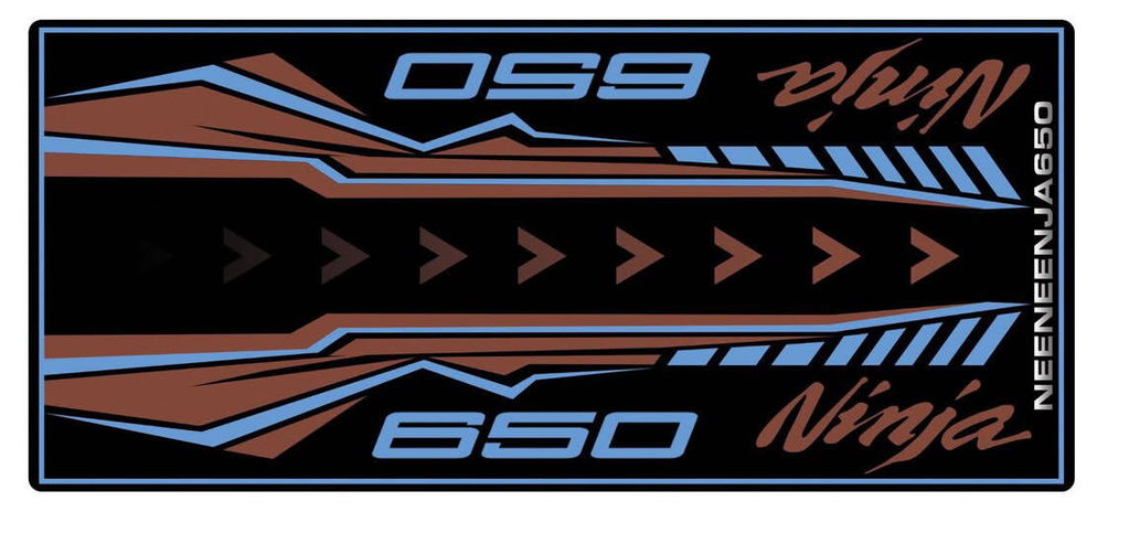 Motorcycle Mat for Kawasaki Ninja 650 KRT Edition