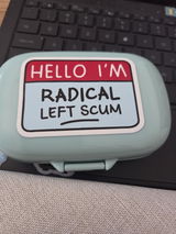 Hello I'm Radical Left Scum Vinyl Sticker