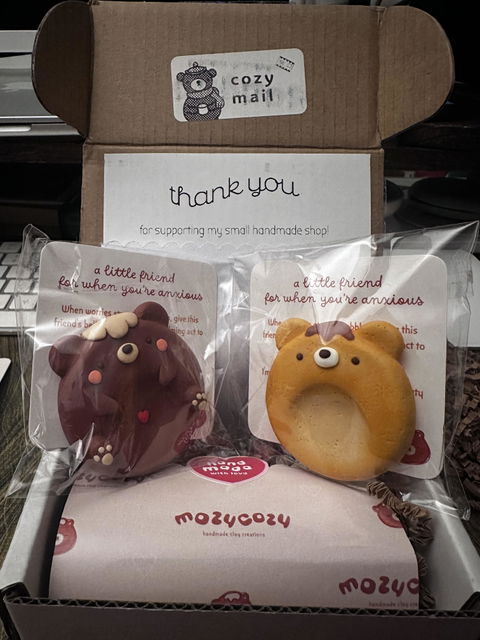 Bear Hug Worry Stone