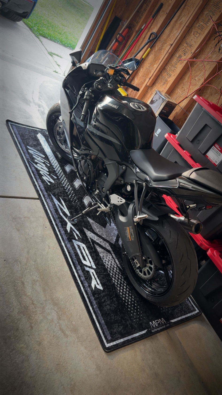 Kawasaki ZX-12R Custom Garage & Pit Mat | U205