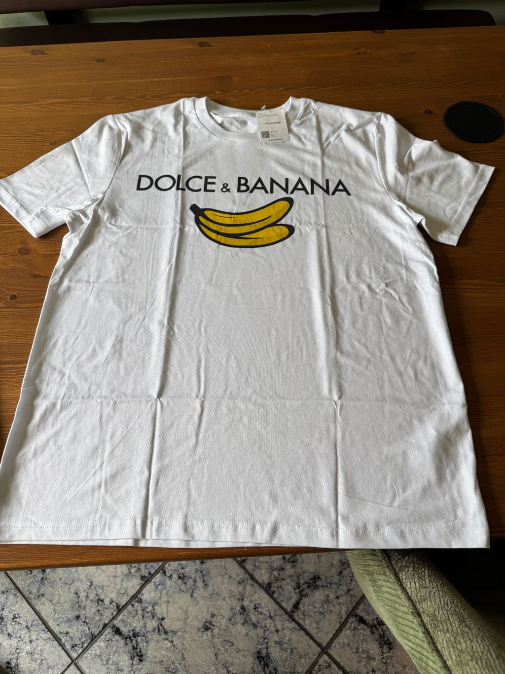 Dolce & Banana - Lustiges Mode Meme Statement - Premium Bio Unisex T-Shirt