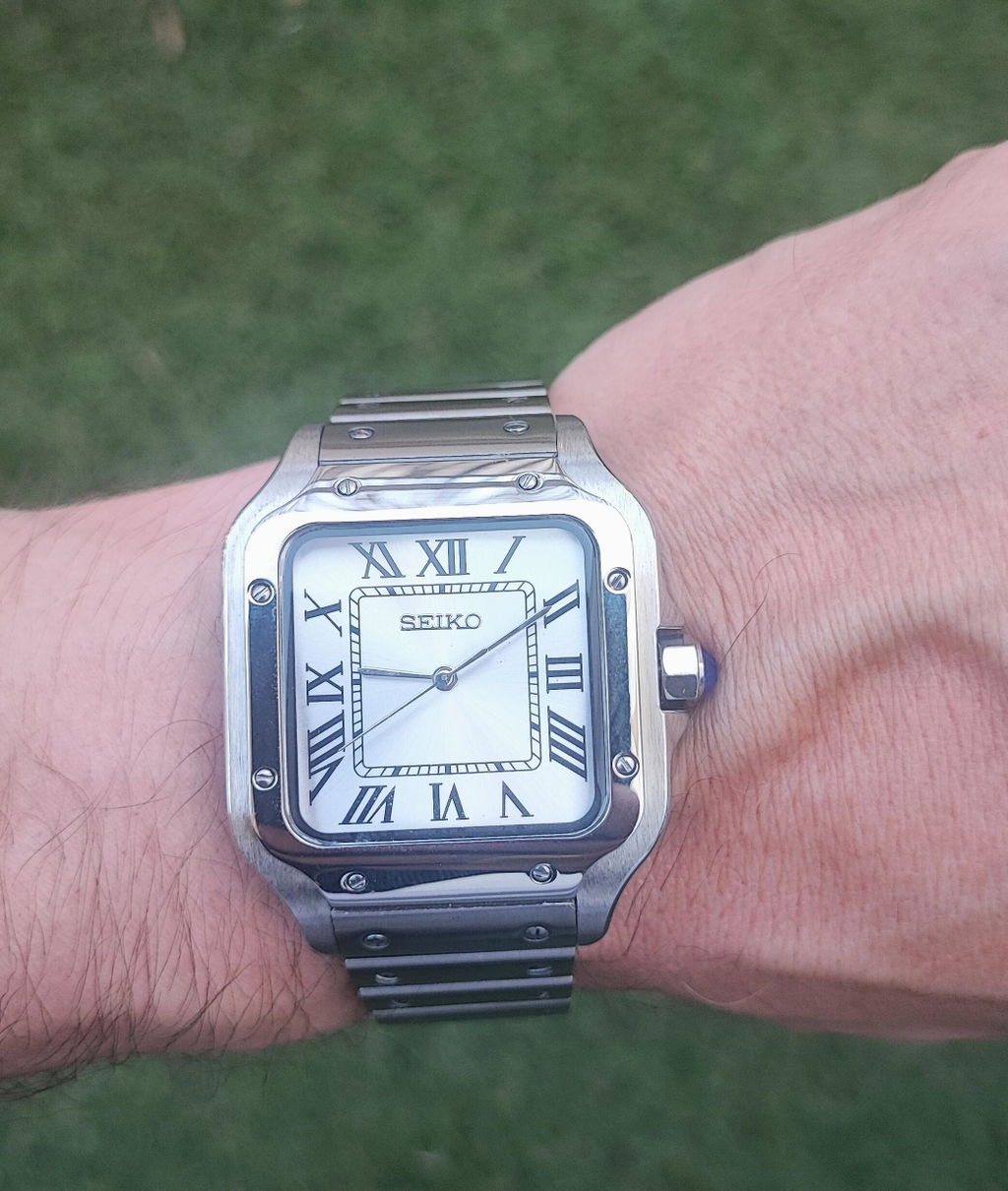 SEIKO MOD | SANTOS SILVER