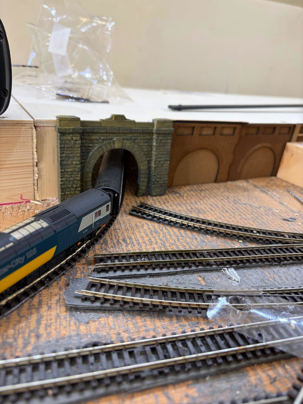 Customisable Single Track Stone Tunnel Portal