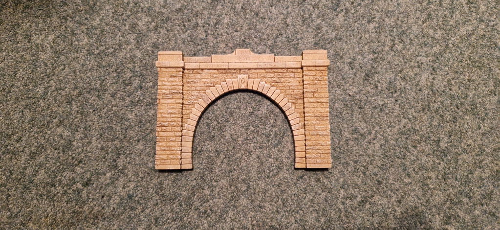 Double Track Stone Tunnel Portal