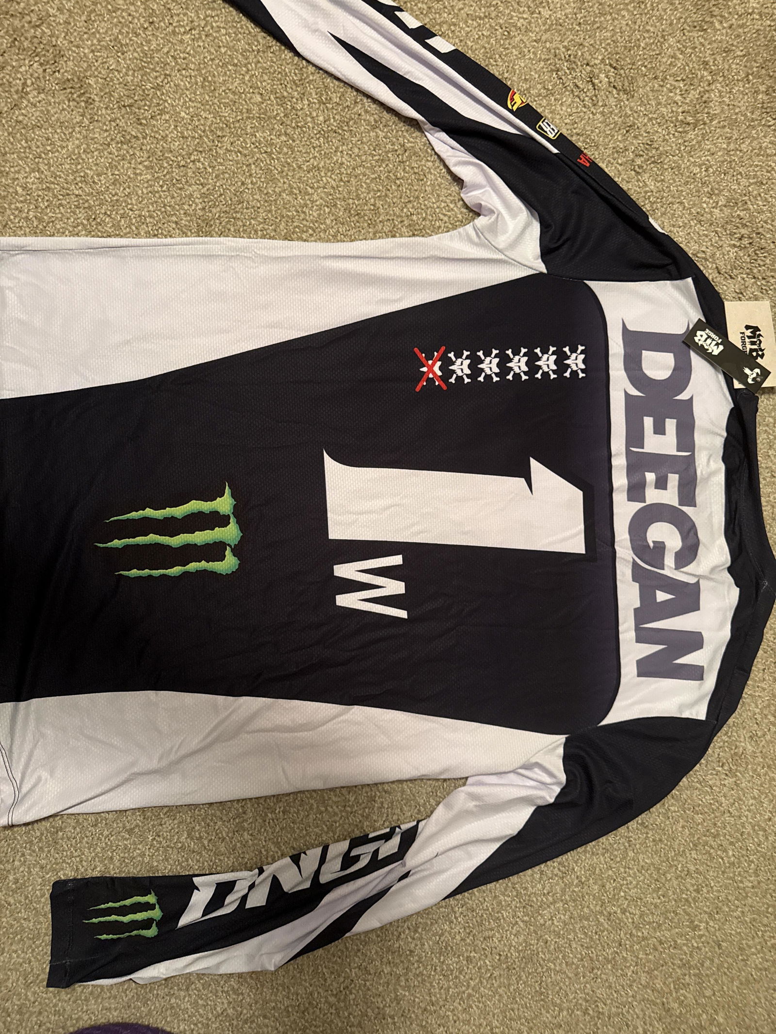 Tomac 3 Red Bull KTM Blue Red Long Sleeve Motocross Jersey | Tomac
