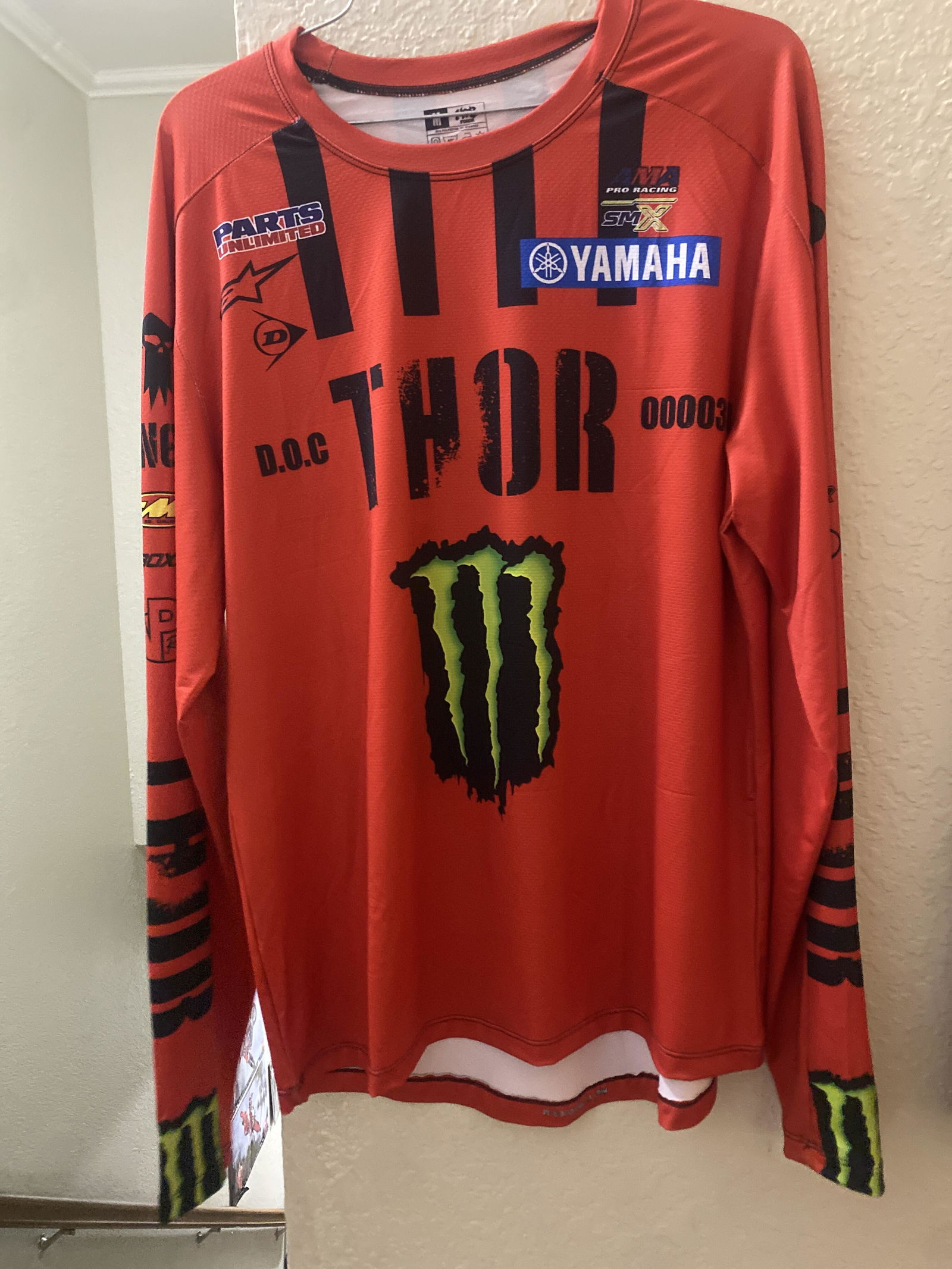 Tomac 3 Red Bull KTM Blue Red Long Sleeve Motocross Jersey | Tomac