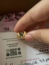 Anillo Personalizado Gran Amor Corazón