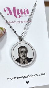 Collar Giratorio "Bucle" Personalizado con Foto y Frase