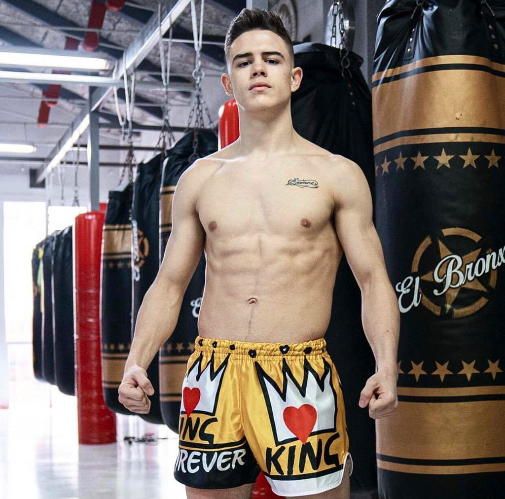 YAKSHA 👊💥 Rumble in the Jungle Fight Shorts in Black, Green and Gold