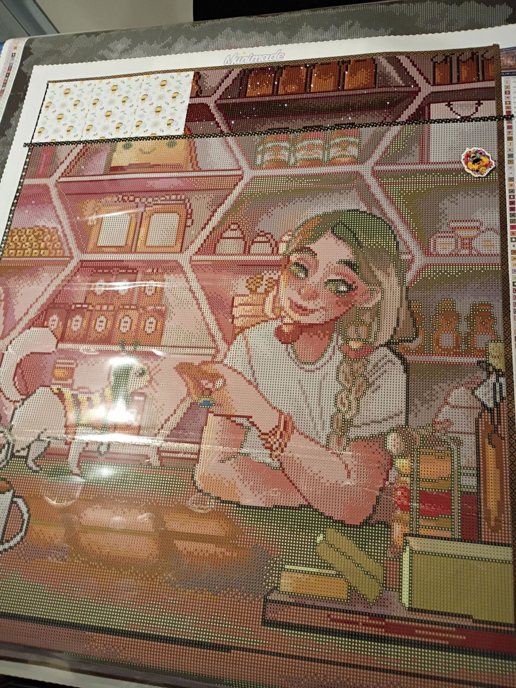 'Sticky Sweet Honey Shop' by TalySketch, Diamond Painting Canvas Kit (054)