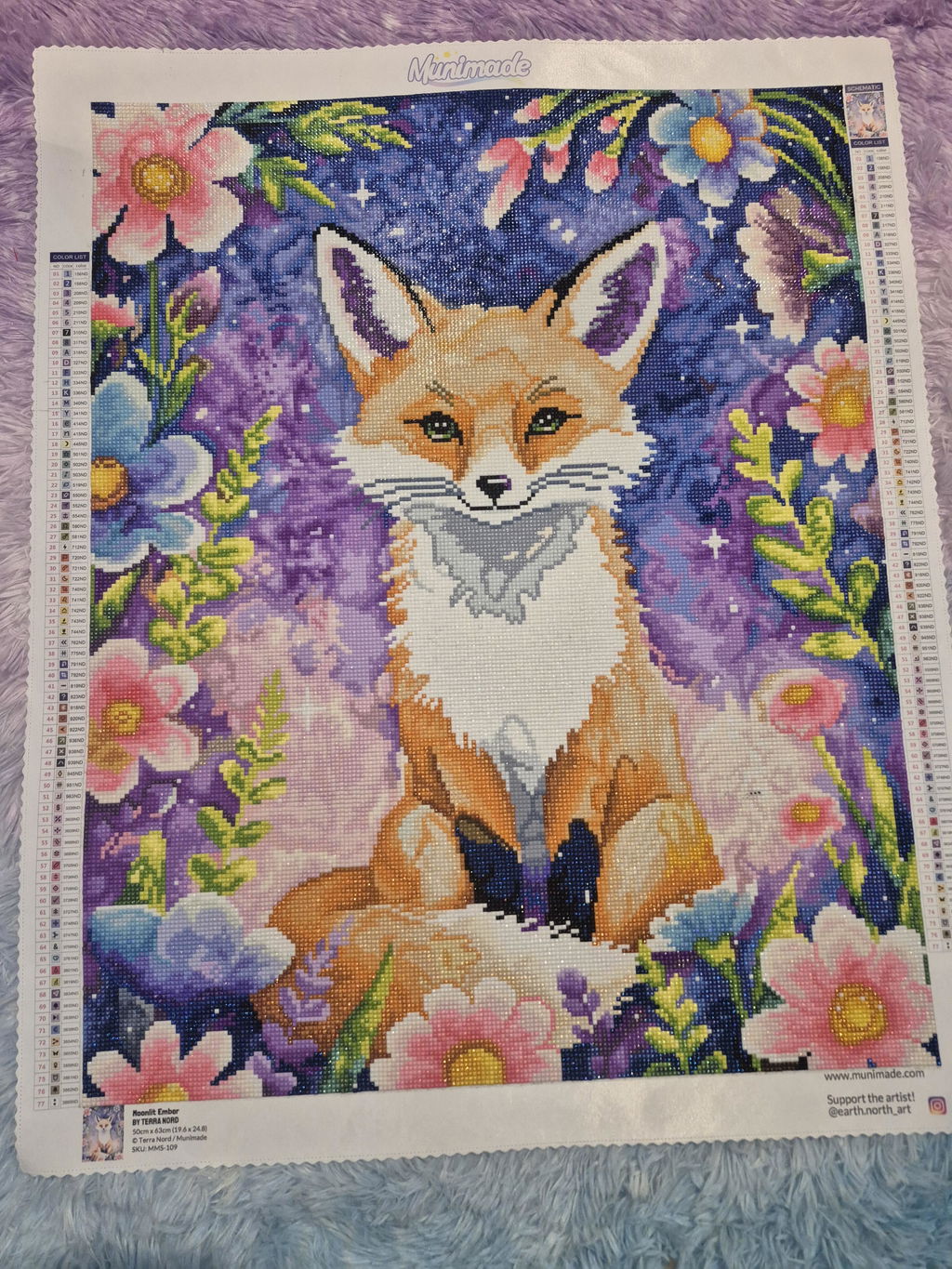 'Moonlit Ember' by Terra Nord, ULTIMATE SPARKLE Diamond Painting Canvas Kit (109)