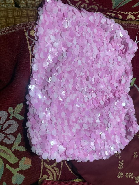 Chunky Sequin Mini Skirt