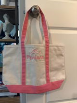 Personalized Boat Bag | Canvas Tote Bag | School Tote Bag | Embroidered Boat Bag | Beach Tote | Name Tote Bag