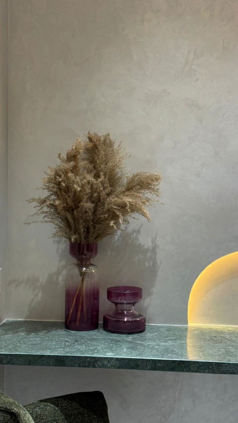 Lilac Glass Vase