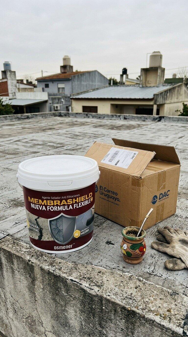 Impermeabilizante Sellador De Alta Elasticidad Membrashield 1 Litro
