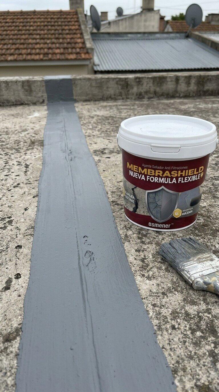 Impermeabilizante Sellador De Alta Elasticidad Membrashield 1 Litro