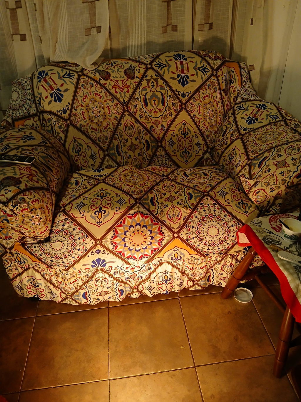 Funda Sillon Elastizada Cubre Sofá Con Falda - Muymo Hogar