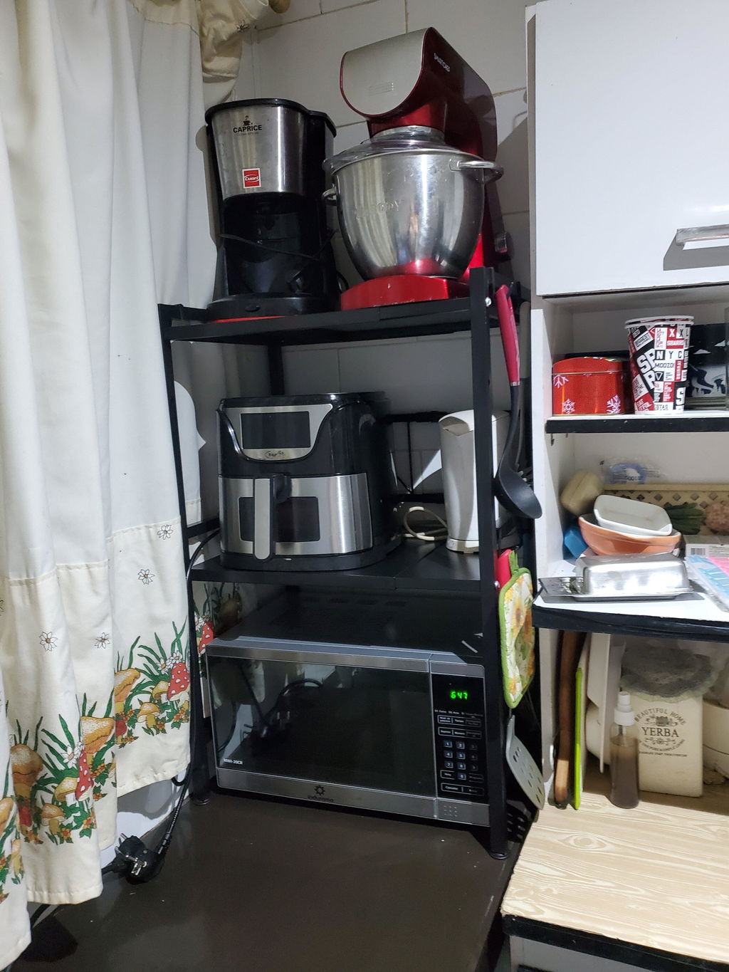 Soporte Multifunción Ajustable De Metal 2 Niveles Premium