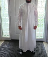 Mens White Saudi Thobe