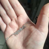 Old English Name Necklace