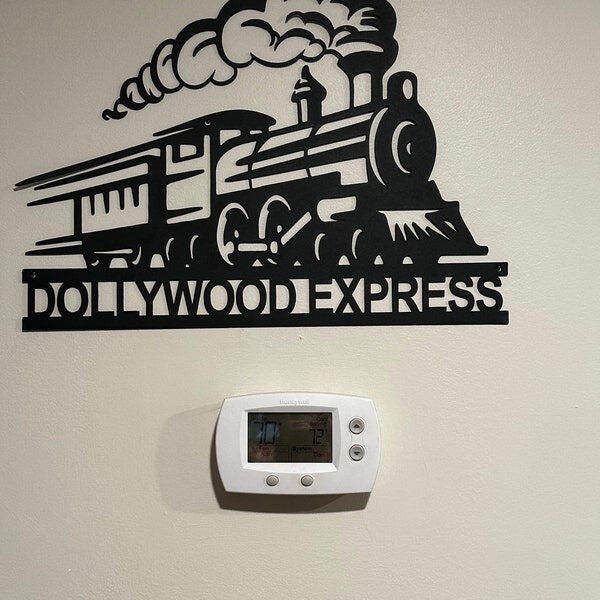 Railspirit Personalized Train Sign, Train Metal Sign, Train Room Decor, Custom Train Name Sign, Train Driver Gift