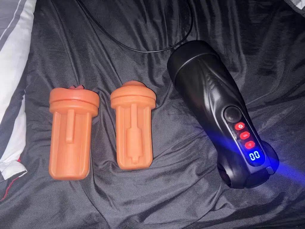 TriSense: App-Controlled Suction Stroker with 3 Sleeves, 9 Suction & 9 Vibration Modes