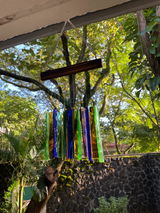Upcycled Wine Strip WindChime