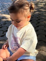 Bisous, Bisous T-Shirt - Cream