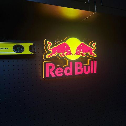 Back To the Future Logo LED Lightbox - Dimmable Game Room Decor