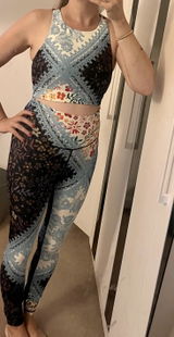 Serene Floral Patchwork High-waisted Leggings