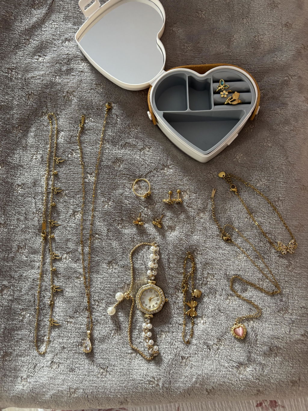 Mini Heart Jewelry Box