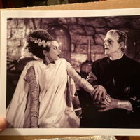 Bride of Frankenstein 1935 Vintage Horror Monster Couple Photo