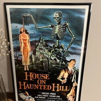 House on Haunted Hill 1959 Vintage Horror Movie Poster