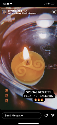 🕯Mystiq Tealights Beeswax Candles