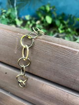 Solid Chain Handcrafted Bracelet (Anti-Tarnish)