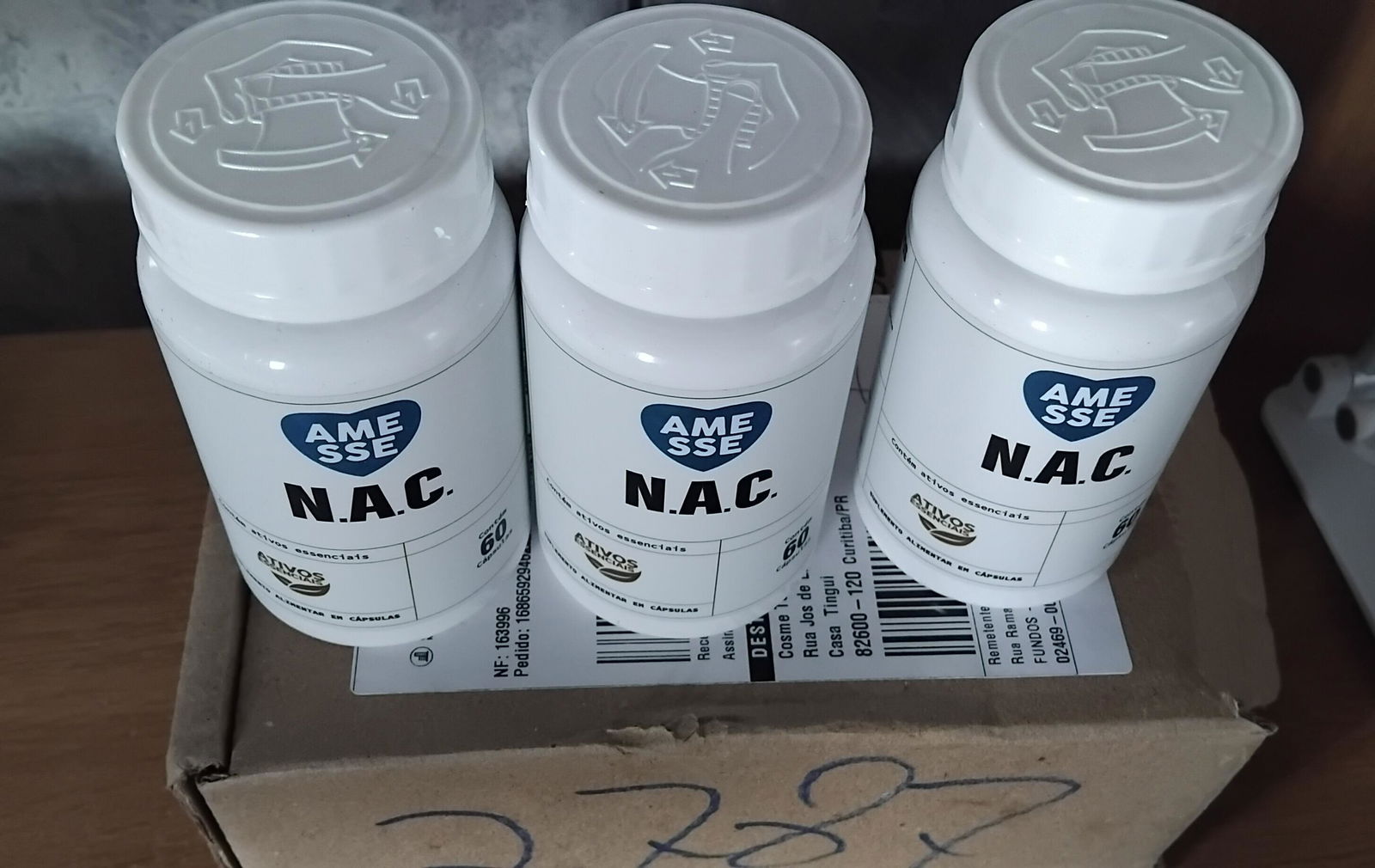 NAC - N-Acetilcisteína - 600mg - Precursor da Glutationa - 60