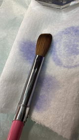 Nail Story Kolinsky 100% Acrylic Brush Pink