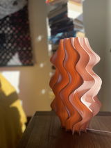 Customer photo of Iris Lamp – Peach (Seconds Edition 2)