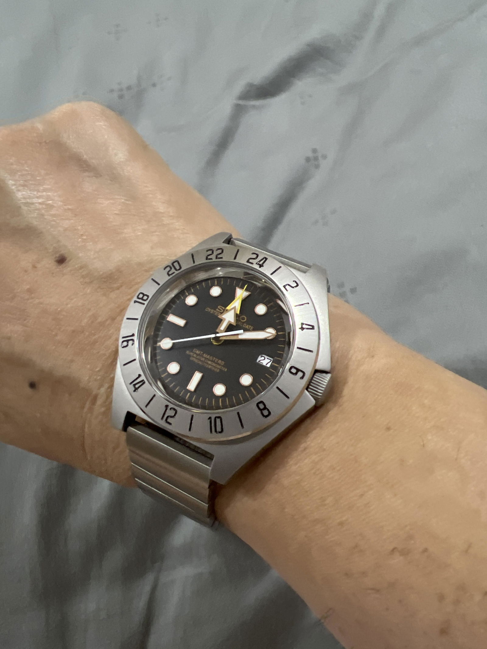 NMK309 - SKX/SRPD Slim Flat Sapphire Crystal (for Flat Inserts