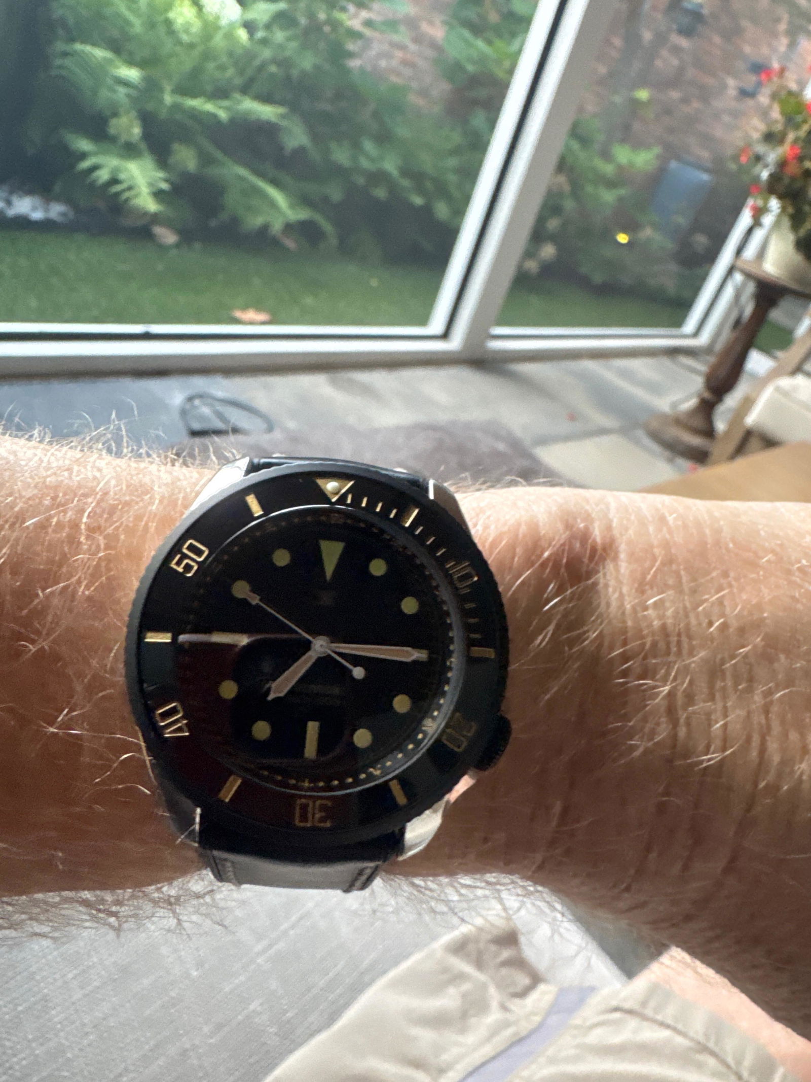 NMK313 - SKX/SRPD Flat Sapphire Crystal for Sloped Inserts