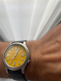 Watch Dial: Perpetual Enamel Yellow