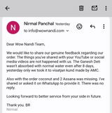 Nirmal Panchal review photo