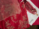 Bareeze Embroidered Lawn 3pc with Embroidered Chiffon Dupatta- NA1875