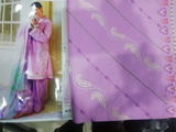 Maria B Embroidered Lawn 3pc with Organza dupatta- NA1718