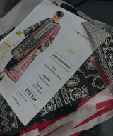 Zara Shahjahan Embroidered Lawn 3pc with Silk Printed Chiffon Dupatta - NA1883