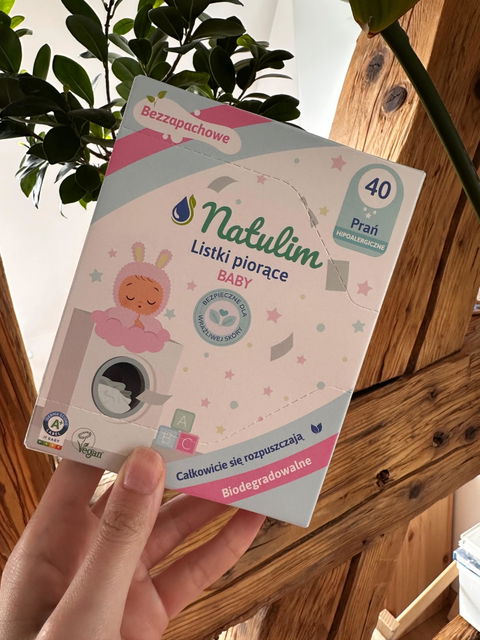 Eko listki do prania Natulim Baby