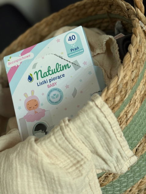 Eko listki do prania Natulim Baby