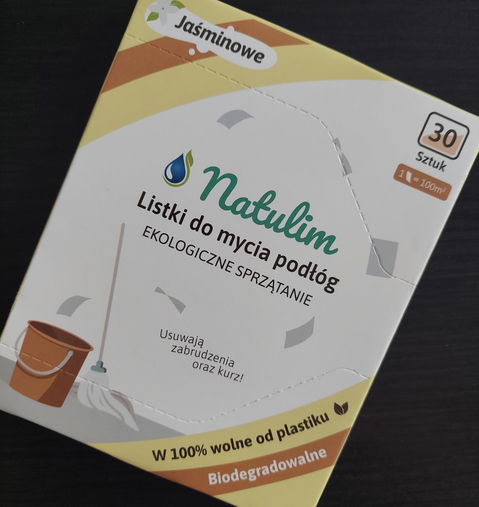 Eko listki do mycia podłóg Natulim uniwersalne biodegradowalne 30szt.
