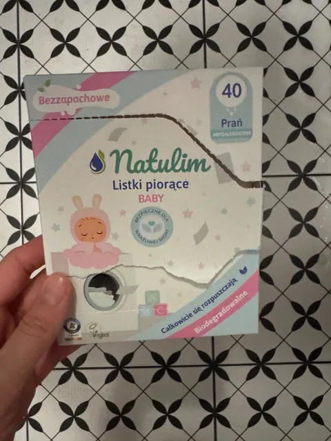Eko listki do prania Natulim Baby 40 prań